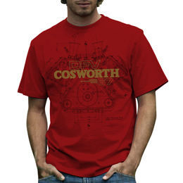 Cosworth DFV Mens T-shirt Red