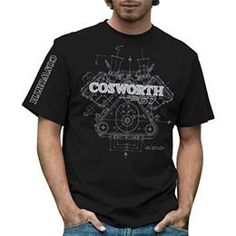 Cosworth DFV Mens T-shirt Black